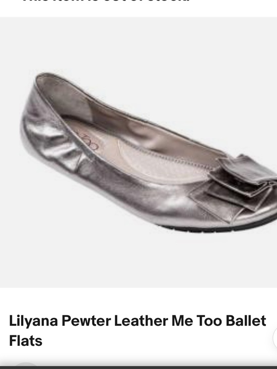 me too Shoes - me Too Lilyana 205 Slip On Flats in Pewter